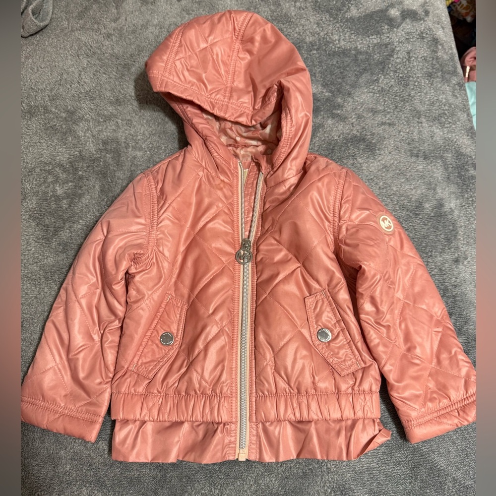 Michael Kors Blush Quilted Jacket